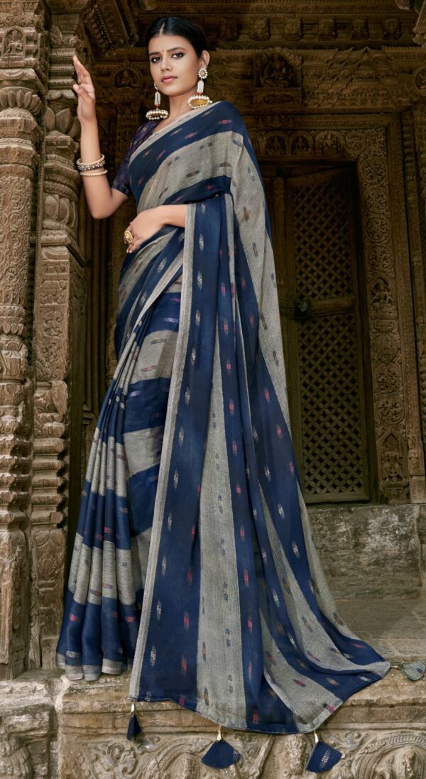 Aagaman Georgette Printed Saree