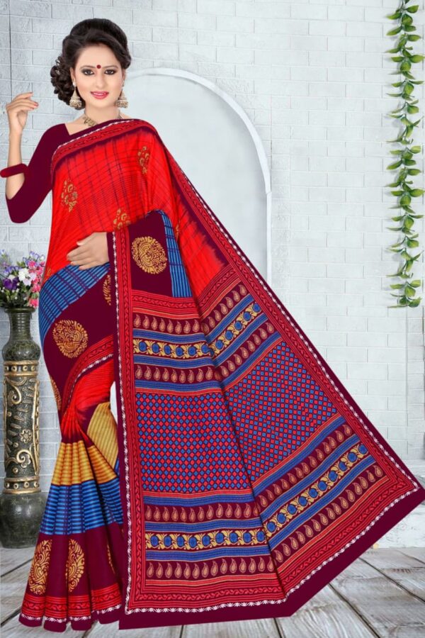 Jayshree Pure Cotton Printed Saree