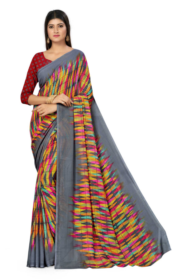 MANVAA Cotton Other Pattern Printed Saree