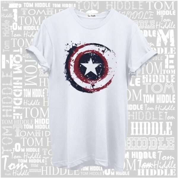 Tom Hiddle Cotton Round Neck Superheroes T-Shirt for Men