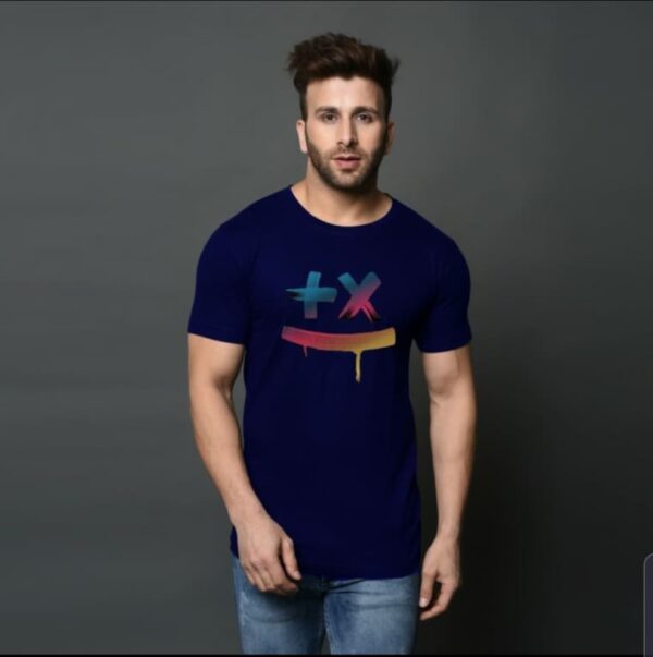 Tom Hiddle Cotton Round Neck Graphic Print T-Shirt for Men