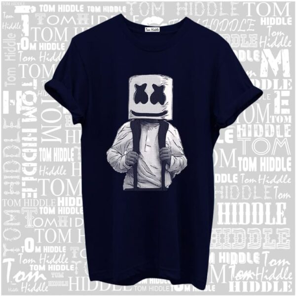 Tom Hiddle Cotton Round Neck Graphic Print T-Shirt for Men